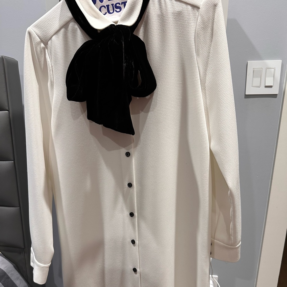 Kate Spade Griffen dress with velvet bow